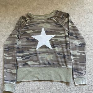 Grayson Threads Camo Star Sweater
